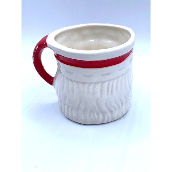 Vintage Ceramic Santa Claus Mug Japan Hand Painted Holiday Cup Retro Christmas D - Picture 3 of 9